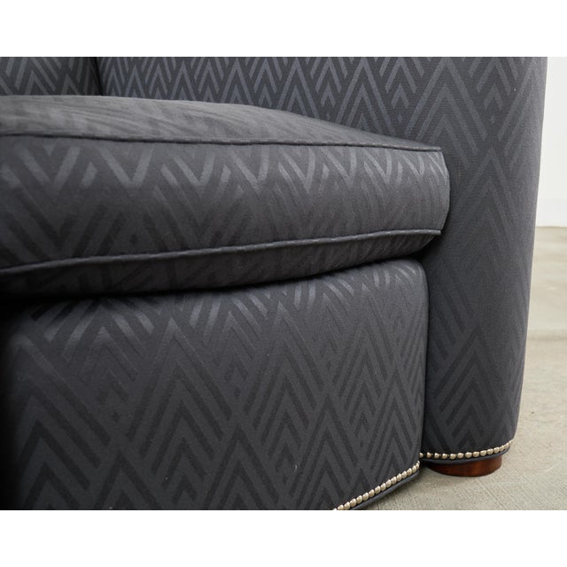 Ralph Lauren Italian Upholstered Brook Street Club Chair For Sale - Image 16 of 18