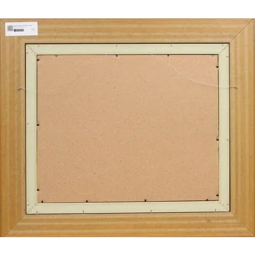 Modern Landscape with a Lake, Oil on Board, 20th Century For Sale - Image 3 of 4