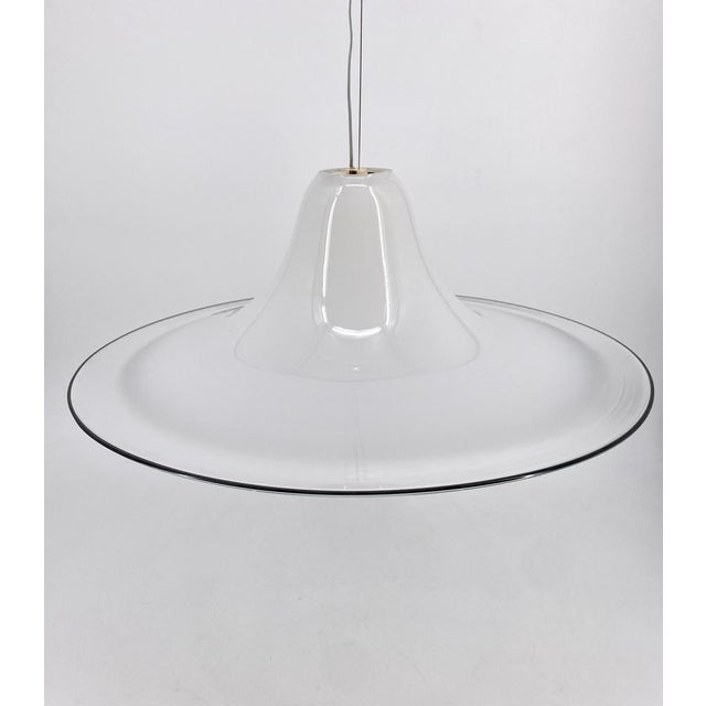 Murano Glass Ceiling Lamp by Renato Toso for Leucos, Italy, 1970s For Sale - Image 12 of 17