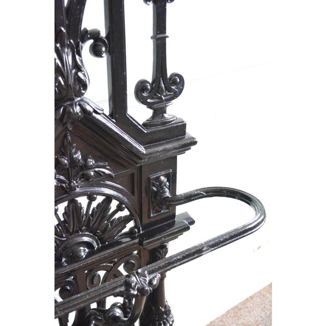 Victorian Cast Iron Hall Stand, 1870 For Sale - Image 10 of 18