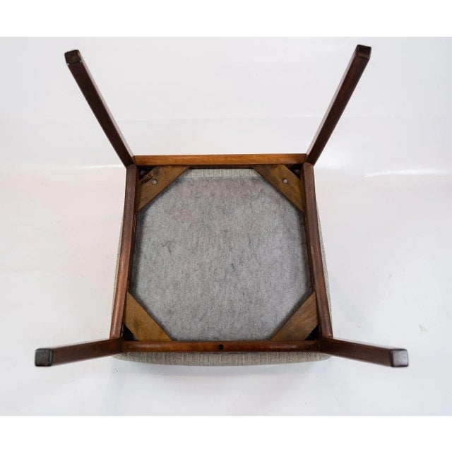 Beige Rosewood Dining Chairs, Denmark, 1960s, Set of 6 For Sale - Image 8 of 9