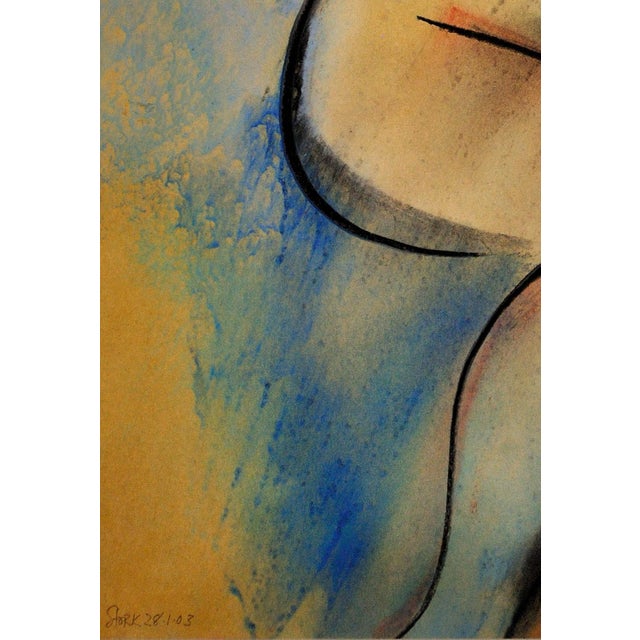 Mary Stork, Figurative Nude, 2003, Mixed Media, Framed For Sale - Image 8 of 18