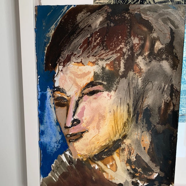 "Content" by Phil Saxon For Sale - Image 4 of 13