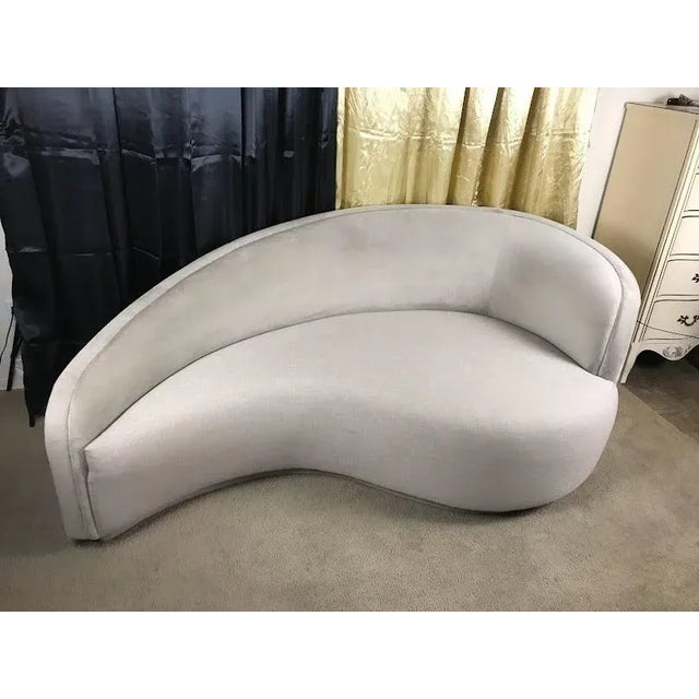 1980s Contemporary Dana Interlude Curved Modern Right Curved Chaise Lounge For Sale - Image 11 of 11