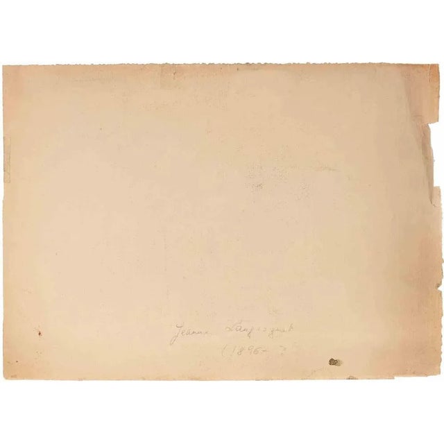 Pencil and watercolor drawing realized in 1931. Hand signed lower left and dated lower right. Good condition. This piece...