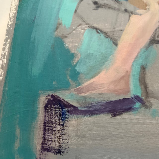 Contemporary Original Female Nude Abstract Expressionist Painting For Sale - Image 4 of 5