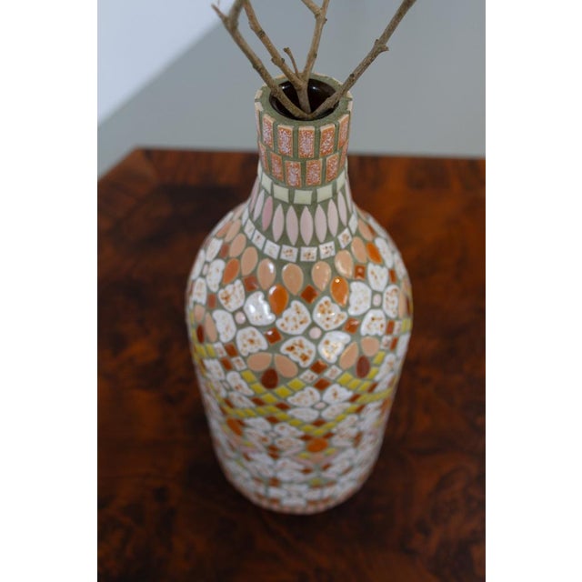Swedish Folk Art Mosaic Vase, 1970s For Sale - Image 9 of 16