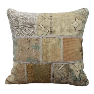 Turkish Patchwork Decorative Pillow Cover - 19.5"x20" For Sale
