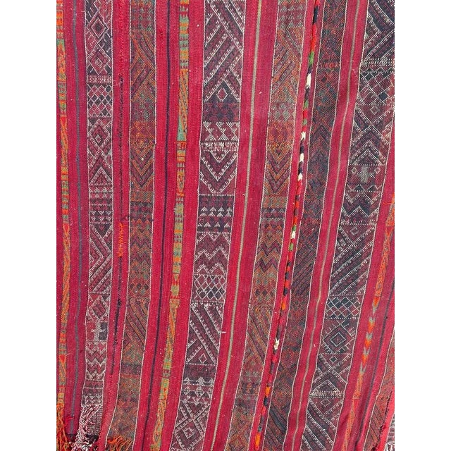 Antique Turkmen Kilim Rug For Sale - Image 4 of 18