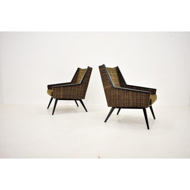 Set of Armchairs, Former Czechoslovakia, 1950s For Sale - Image 4 of 18