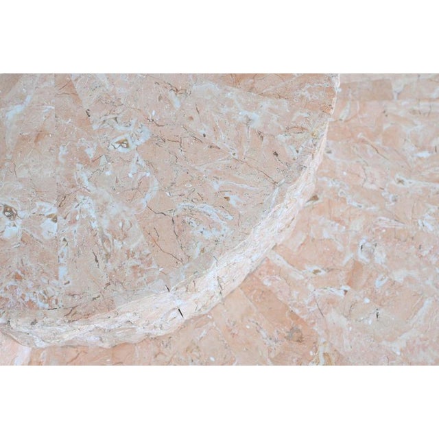 Round Sculptural Mactan Stone Coffee Table, Belgium, 1970s For Sale - Image 16 of 18