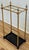 Early 20th Century Antique Early 20th C Brass and Cast Iron Umbrella Stand For Sale - Image 5 of 8