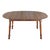1960s Tell City Chair Co. Hard Rock Maple Colonial Style Round Extendable Dining Table For Sale
