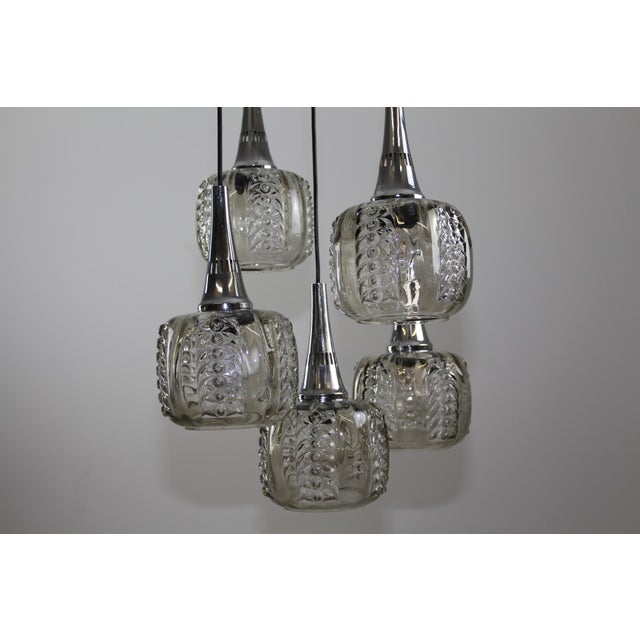Mid-Century Modern Cascade Chandelier, 1960s For Sale - Image 3 of 7