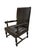 Renaissance-style armchairs featuring carved walnut wood and lion head armrests. Renaissance Revival, characterized by...