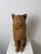 Montelupo Fiorentino Tuscan Artist, Sculpture of a Seated Cat, 19th Century, Terracotta For Sale - Image 4 of 18