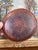 Vintage Hand-Hammered Copper Plate With Patina. For Sale - Image 4 of 10