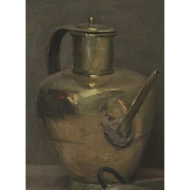 Impressionist Early 20th Century Original Oil Painting in Style of William Merritt Chase For Sale - Image 3 of 8
