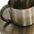 Italo Short Antique Brass Candle Holder with Handle For Sale In Chicago - Image 6 of 11