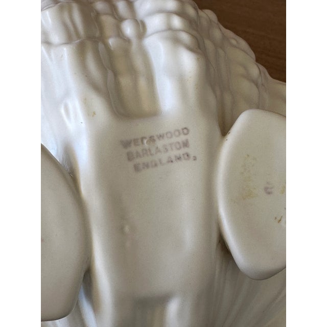 Coastal Vintage Wedgwood Bone China Scalloped Seashell Dish For Sale - Image 3 of 9