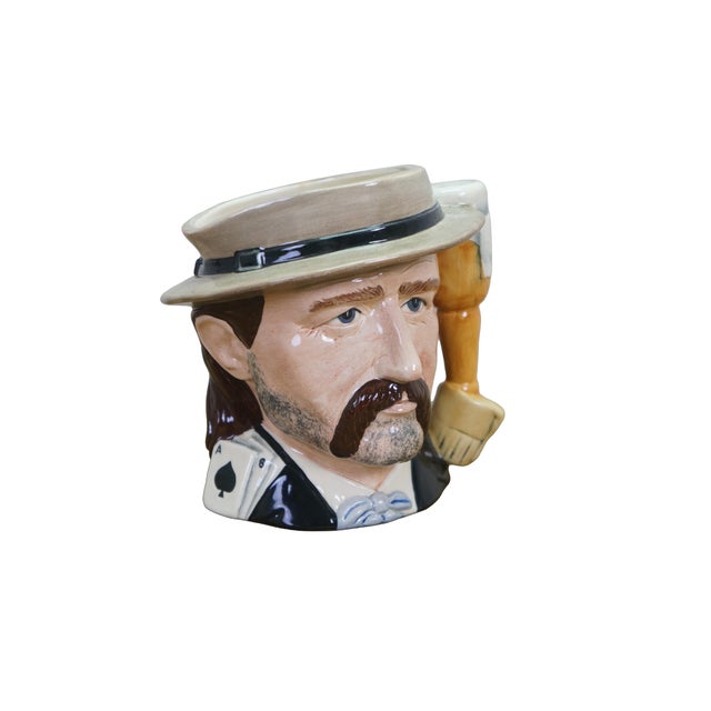 Vintage Wild Bill Hickock character toby jug (Model D6736) from the Royal Doulton Wild West Collection. D6736 designed by...