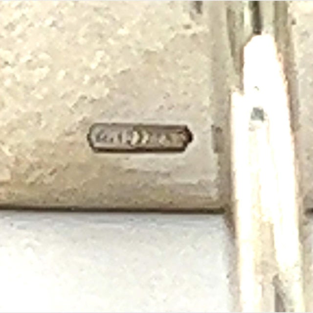 Black Late 20th Century Bulgari Estate Onyx Cufflinks Sterling Silver 19.24 Grams, A Pair For Sale - Image 8 of 10