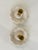 Vintage Victorian Style (Rose Motif and Gold) Porcelain Curtain Tiebacks - A Pair For Sale - Image 4 of 10
