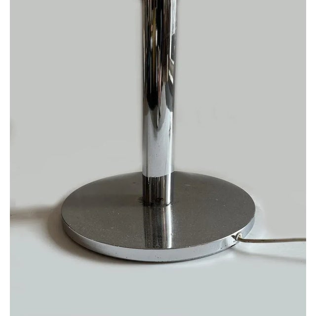 Lamp in Steel attributed to Francois Monnet, 1970s For Sale - Image 3 of 8