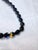 Black Luxury Jet‑Black Ab Czech Glass Necklace W 14k Ball Clasp • Mid‑Century European For Sale - Image 8 of 13