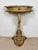 Hollywood Regency 20th Century Italian Polychrome Pedestal with Marble Top, 1950 For Sale - Image 3 of 10
