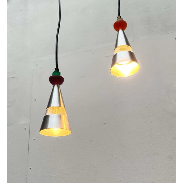 Postmodern Postmodern Dutch Pendant Lamps by Studio Brandend Zand, 1990s, Set of 2 For Sale - Image 3 of 18