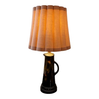 1920s Weller Pottery Ewer Form Lamp in Jewel-Toned Flambe Glaze For Sale