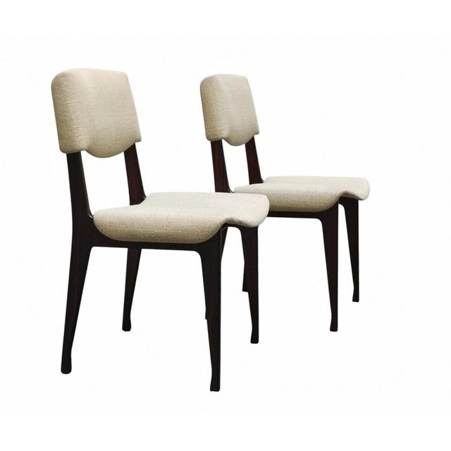 Mid-Century Modern Dining Chairs by Ico Parisi for Mim Roma, Italy, 1960s, Set of 2 For Sale - Image 3 of 10