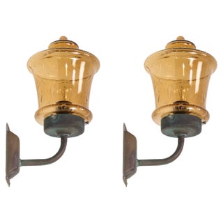 Wall Lamps by Gnosjö Konstsmide, Sweden, 1960s, Set of 2 For Sale