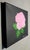 Original Acrylic Painting of a Single Pink Rose on 8x19 Stretched Canvas Signed C.Gilliam For Sale In Providence - Image 6 of 6