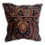 Pillow W/ Antique Persian Rug Fragment , 1'5" X 1'5" For Sale