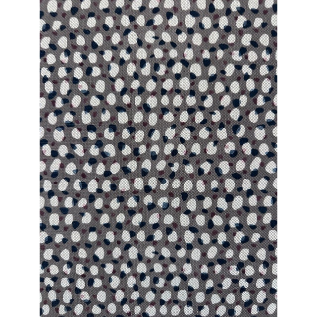 Scattered Dot Fabric in Earth $180/yard Irregular round shapes layer together to create a textural pattern that adds...