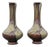 Large Antique Japanese Meiji Metal Vases, 1910, Set of 2 For Sale
