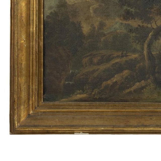 European School Artist, Landscape, Painting on Canvas For Sale - Image 3 of 6