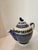 Late 20th Century Boleslawiec Large and Heavy Blue and White Tea Pot With Bird Shaped Handle, Made in Poland For Sale In Miami - Image 6 of 9