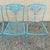 Mid 20th Century Vintage Woodard Orleans Pattern Wrought Iron Garden Patio Dining Chairs Set of 4 For Sale - Image 5 of 9