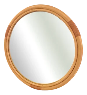 Large Bamboo Mirror from Gervasoni, Italy, 1970s