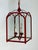Red Vintage Vaughan Georgian Three Arm Lantern For Sale - Image 8 of 12