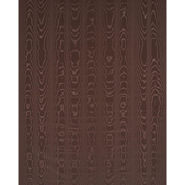 Created in collaboration with interior designer Mark D. Sikes, Washington MoirÈ features a subtle watery stripe, a...