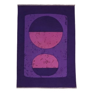 Mid-Century German Pop Art Screen-Printed Wall Hanging by Traute Sänger, 1970s For Sale