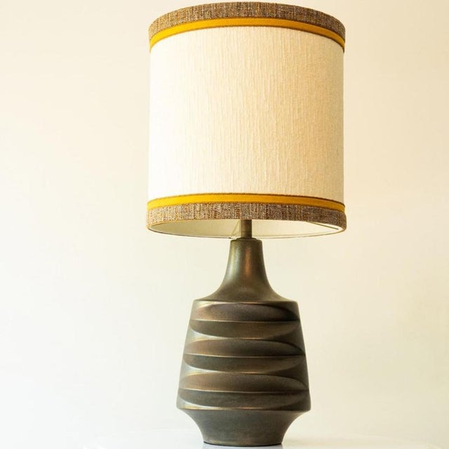 Beautiful Xl ceramic table or foor lamp from the 70s. Large ceramics are very unique to make and rare to find. This lamp...