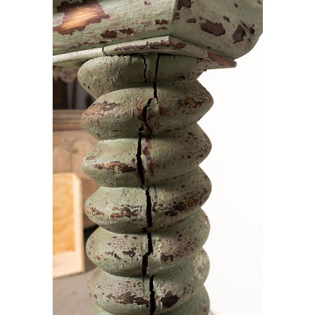 Antique French Barley Twist Display Pedestal For Sale - Image 13 of 13
