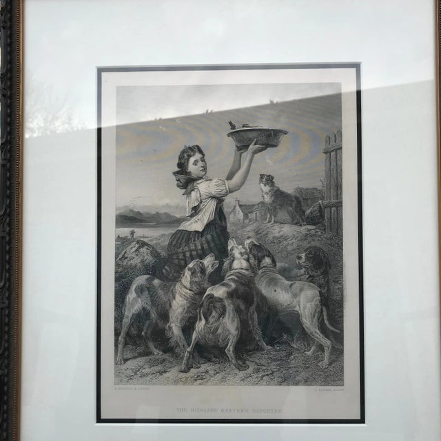 English 1900s The Highland Keeper's Daughter Print For Sale - Image 3 of 8