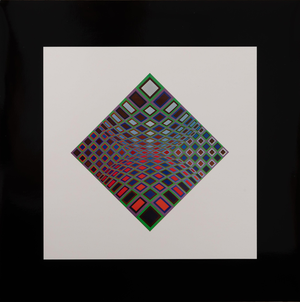 Victor Vasarely, OND KETT, Etching