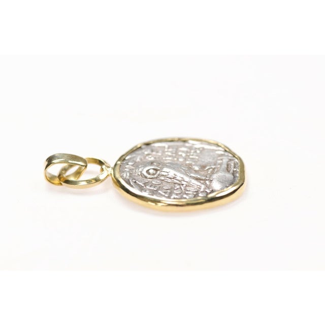 A New Style Tetradrachm Pendant W/18k Trim For Sale - Image 10 of 13